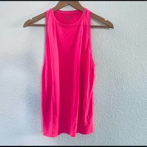 Athleta neon pink work out tank top XXS